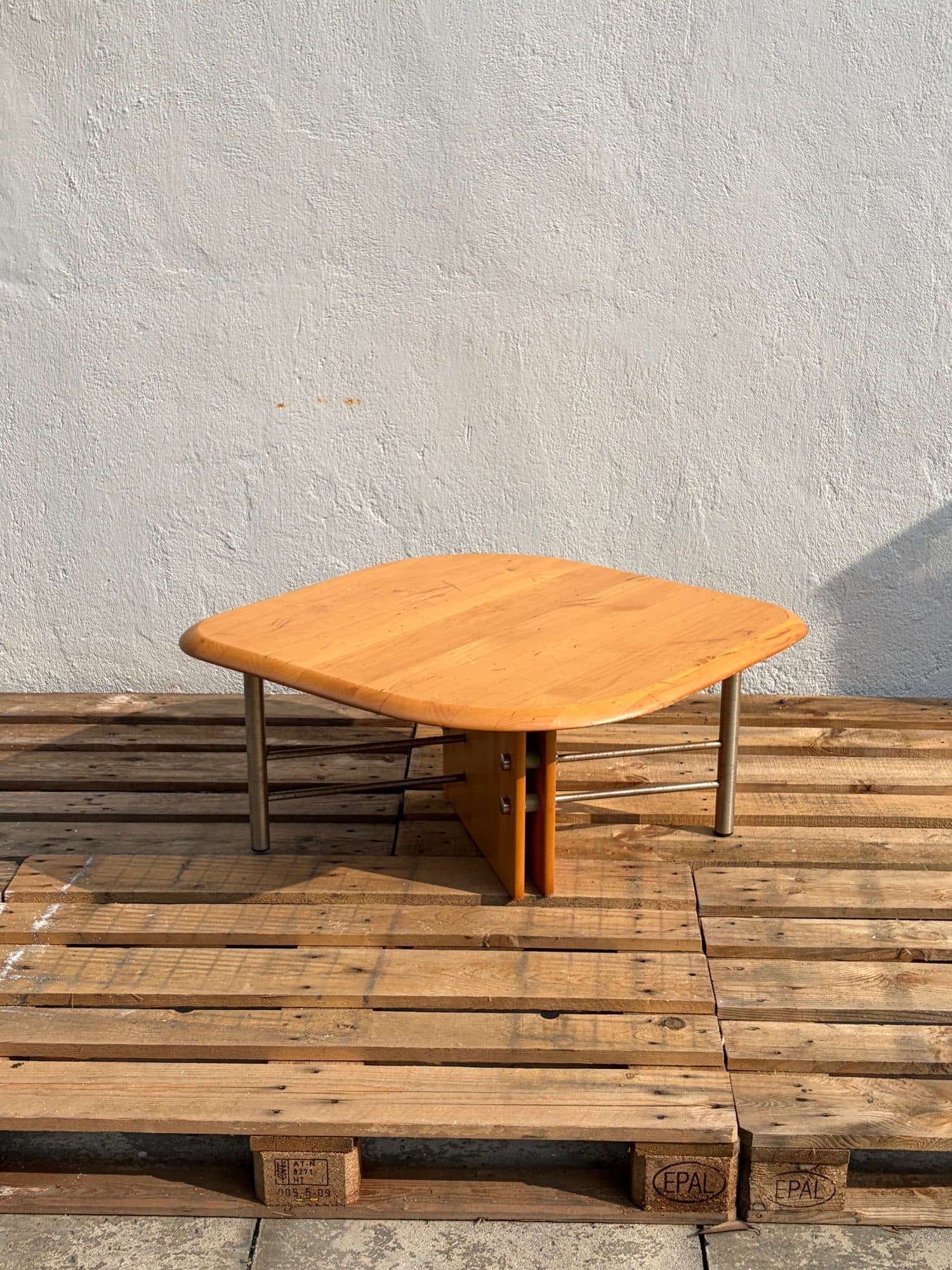 Solid Alder Wood Coffee Table by Steinfeld Möbel