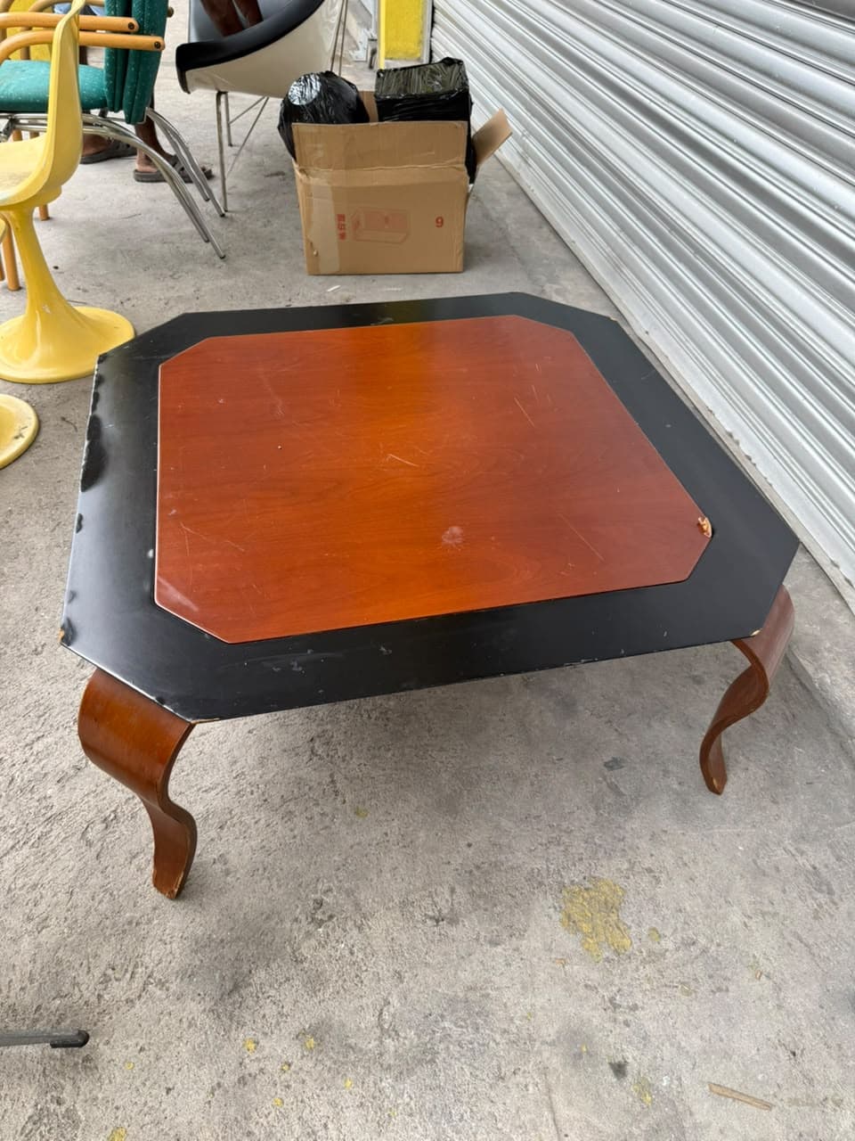 Fellicerossi 1980s-1990s Wood Coffee Table